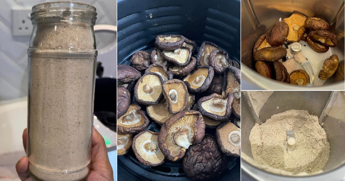 Cara Buat Sendiri Mushroom Seasoning, Pengganti Serbuk Perasa. Cuma Perlu 3 Bahan Saja